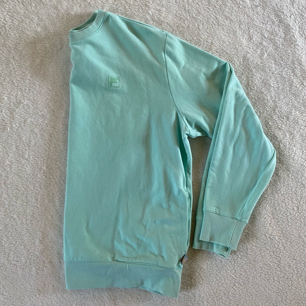 Mint Green Fila Sweatshirt
